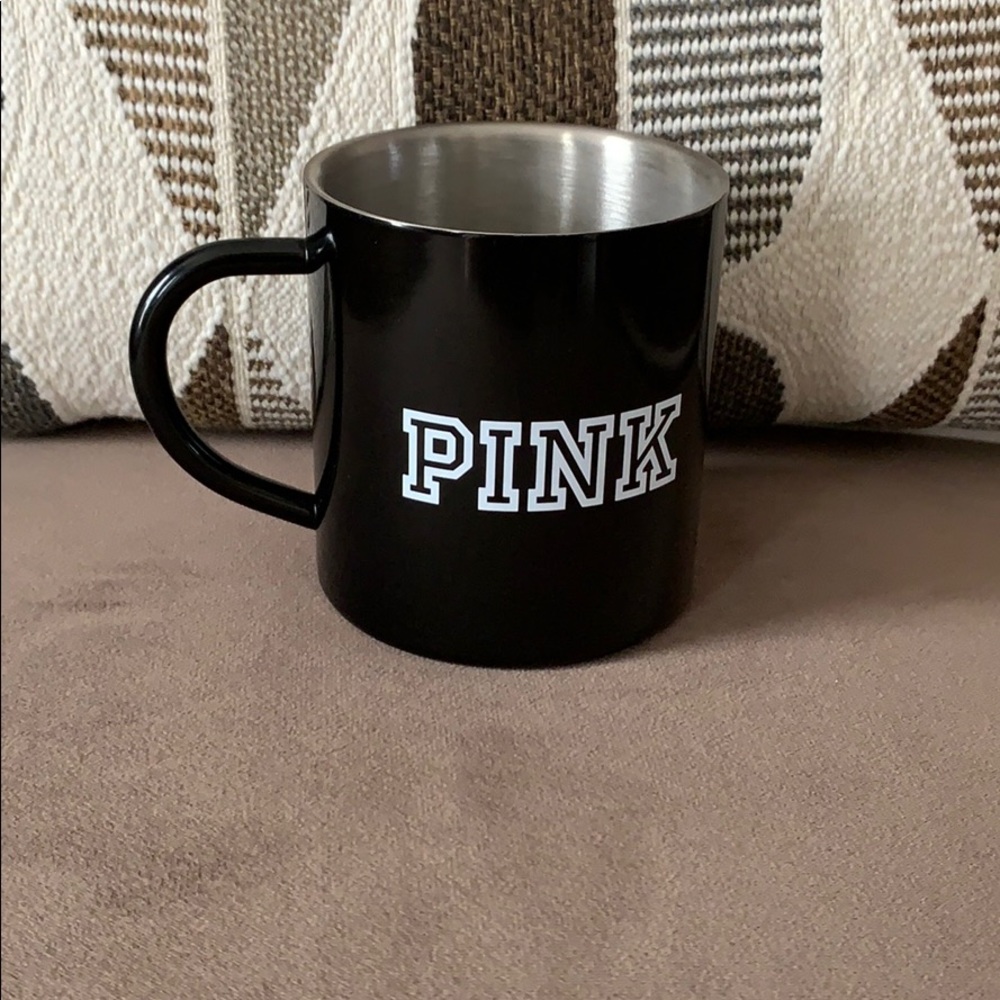 PINK METAL/ALUMINUM MUG